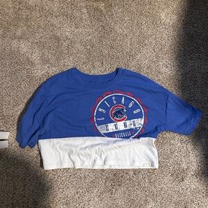 Chicago Cubs Women’s Crop Top T-Shirt